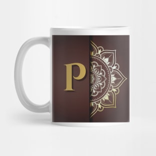 P – Mandala Monogram Mug